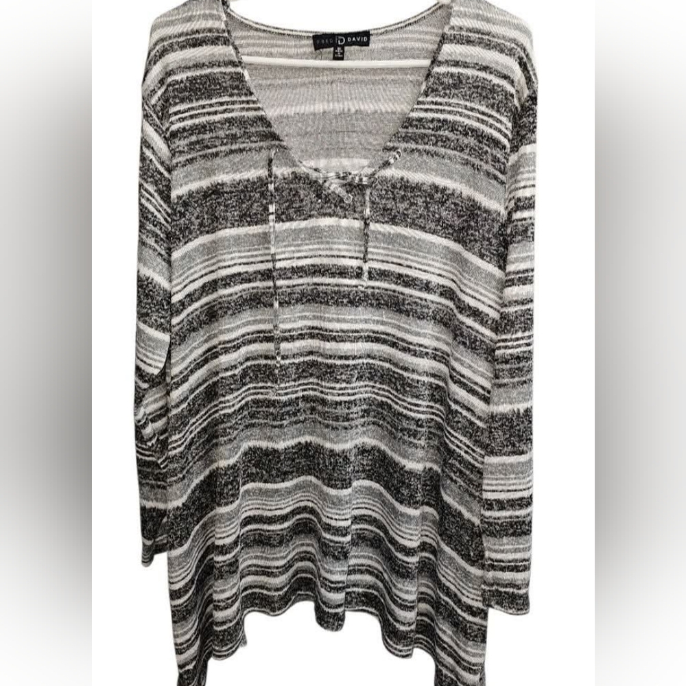 Fred David 3X Women's Plus Size Long Sleeve Shirt